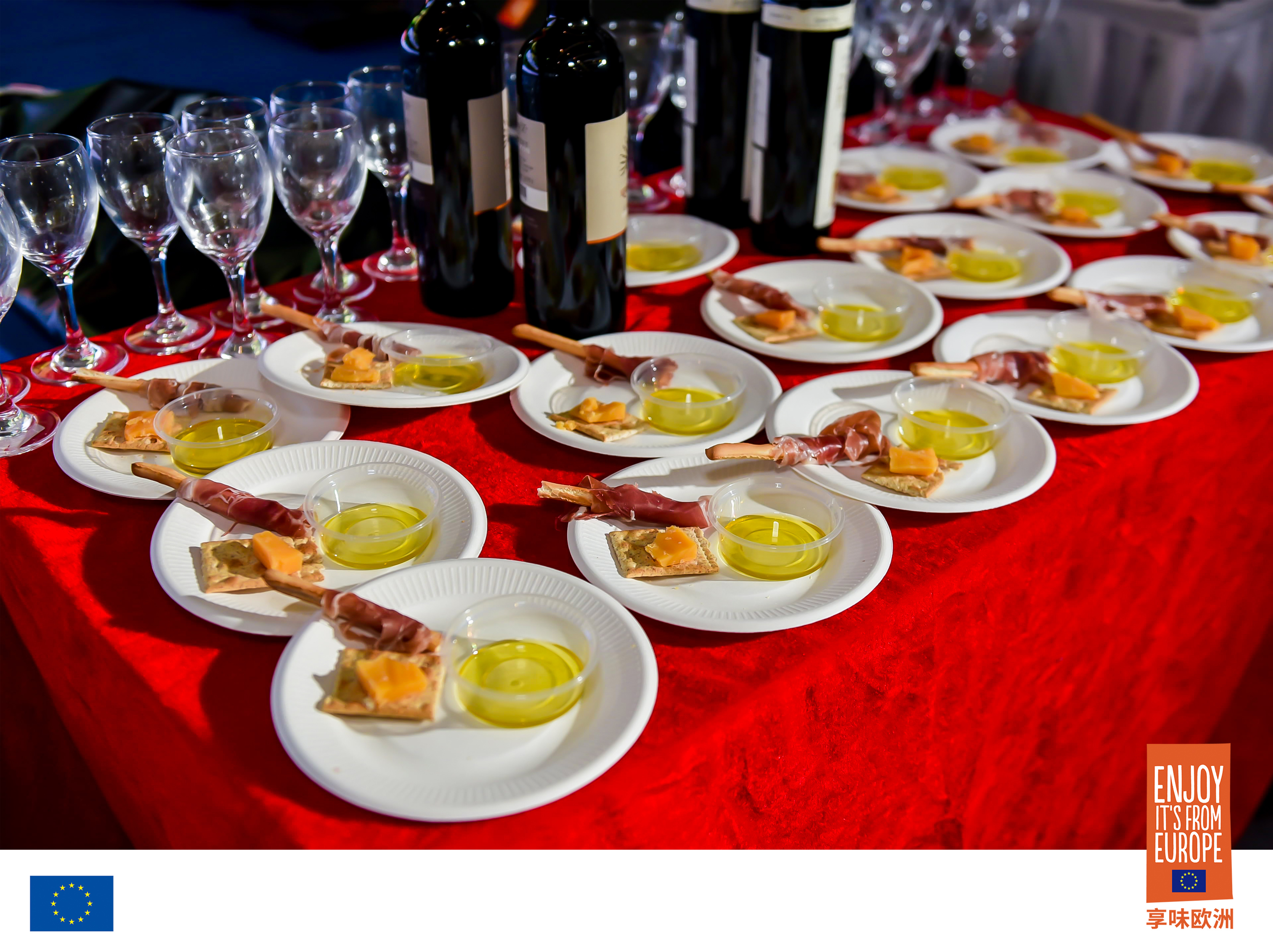 Dishes prepared for GI Technical Seminar presented on a table. 